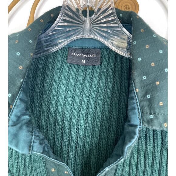 Blue Willi's women's green sweater cardigan M - Picture 4 of 7